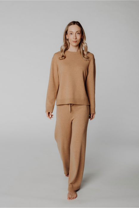 Camel Knit Set