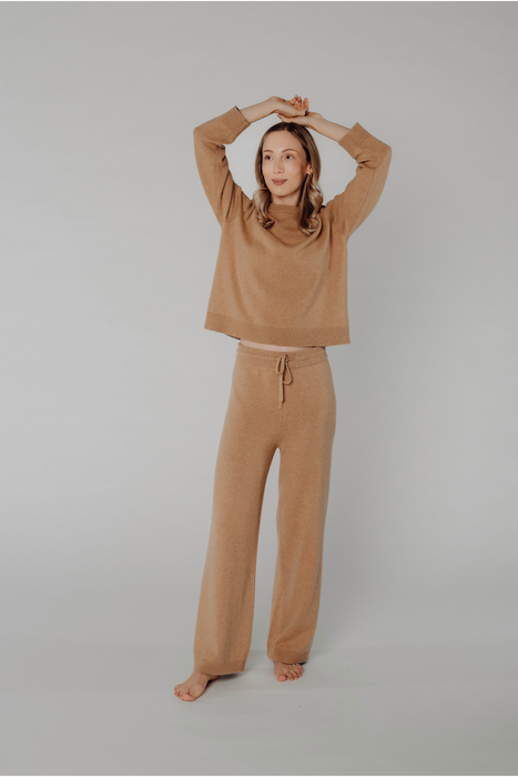 Camel Knit Set